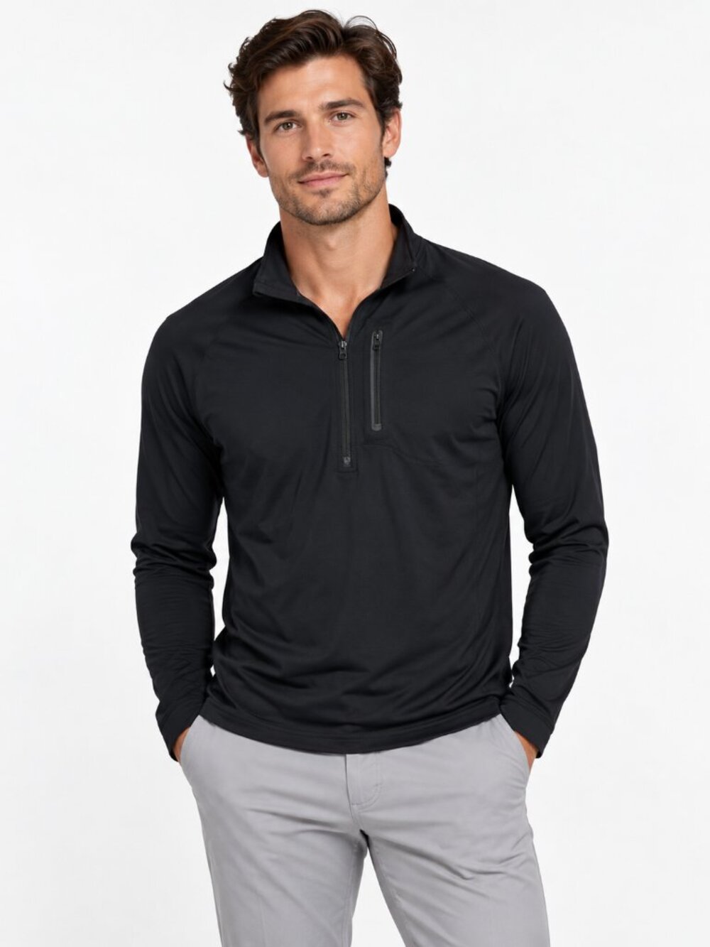 North Face Navy Blue QuarterZip